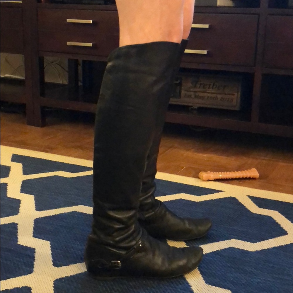 Via Spiga Over the Knee Leather Boots